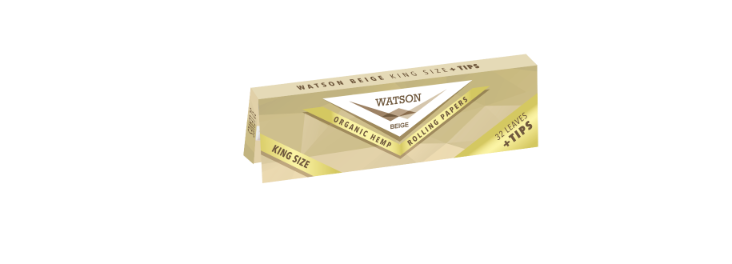 Watson King Size + Tips - Closing Flap Beige