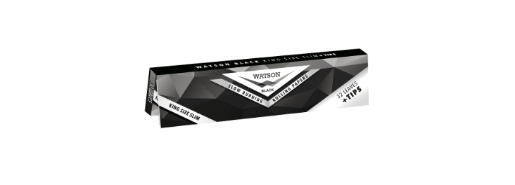 Watson King Size Slim + Tips - Easy Close Black